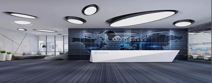 海淀区光电科技公司办公室装修设计效果图